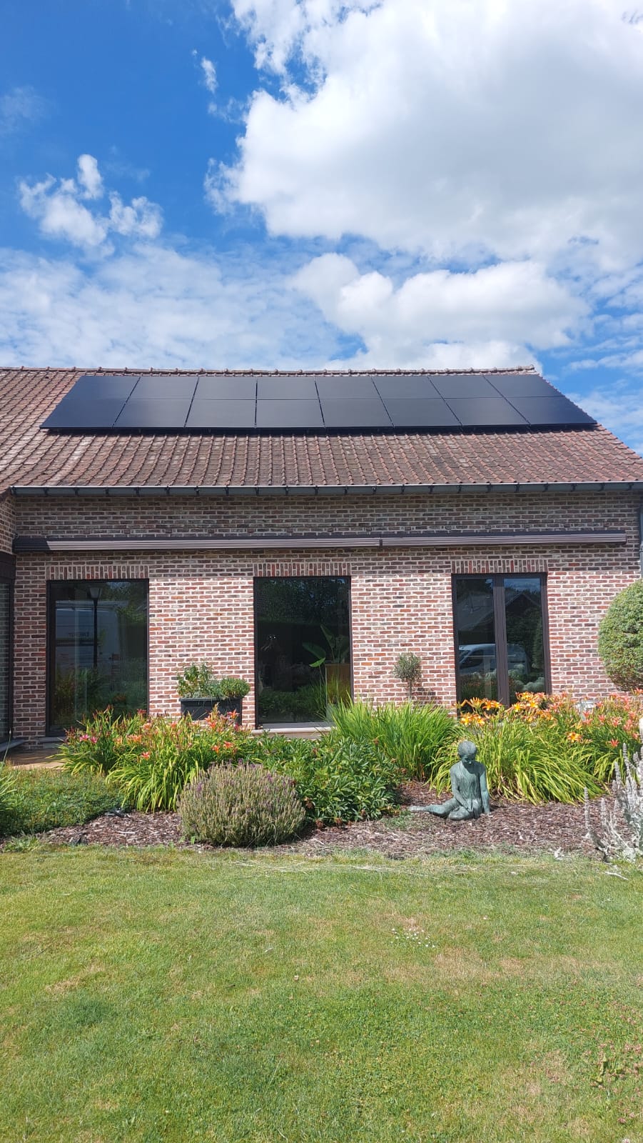 Zonnepanelen op pannendak