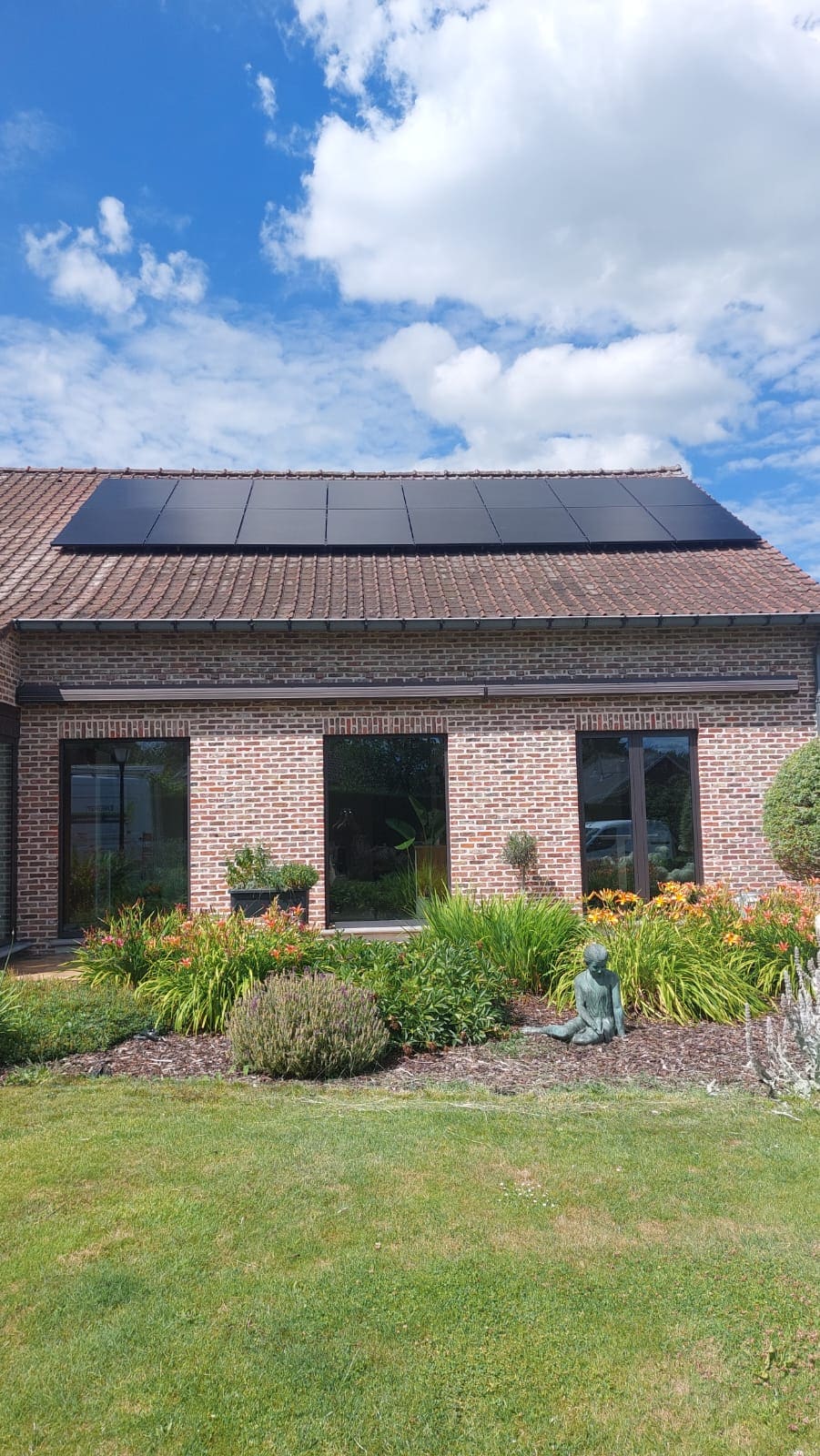 Zonnepanelen op pannendak