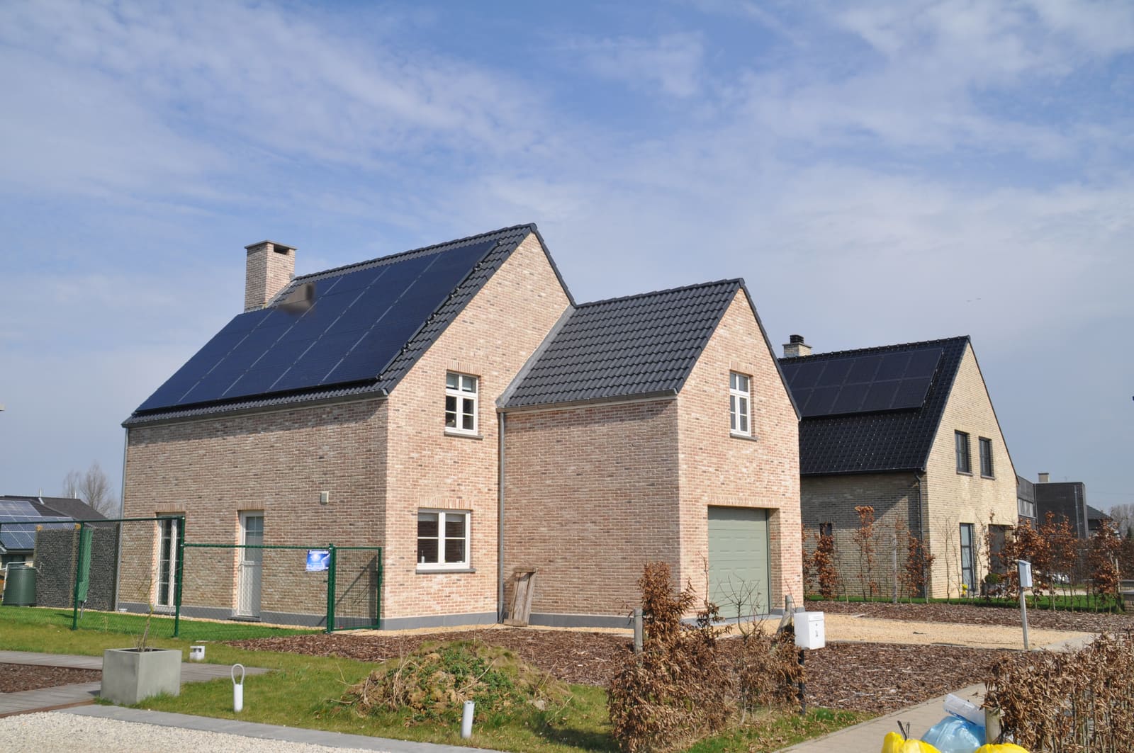 Zonnepanelen nieuwbouw